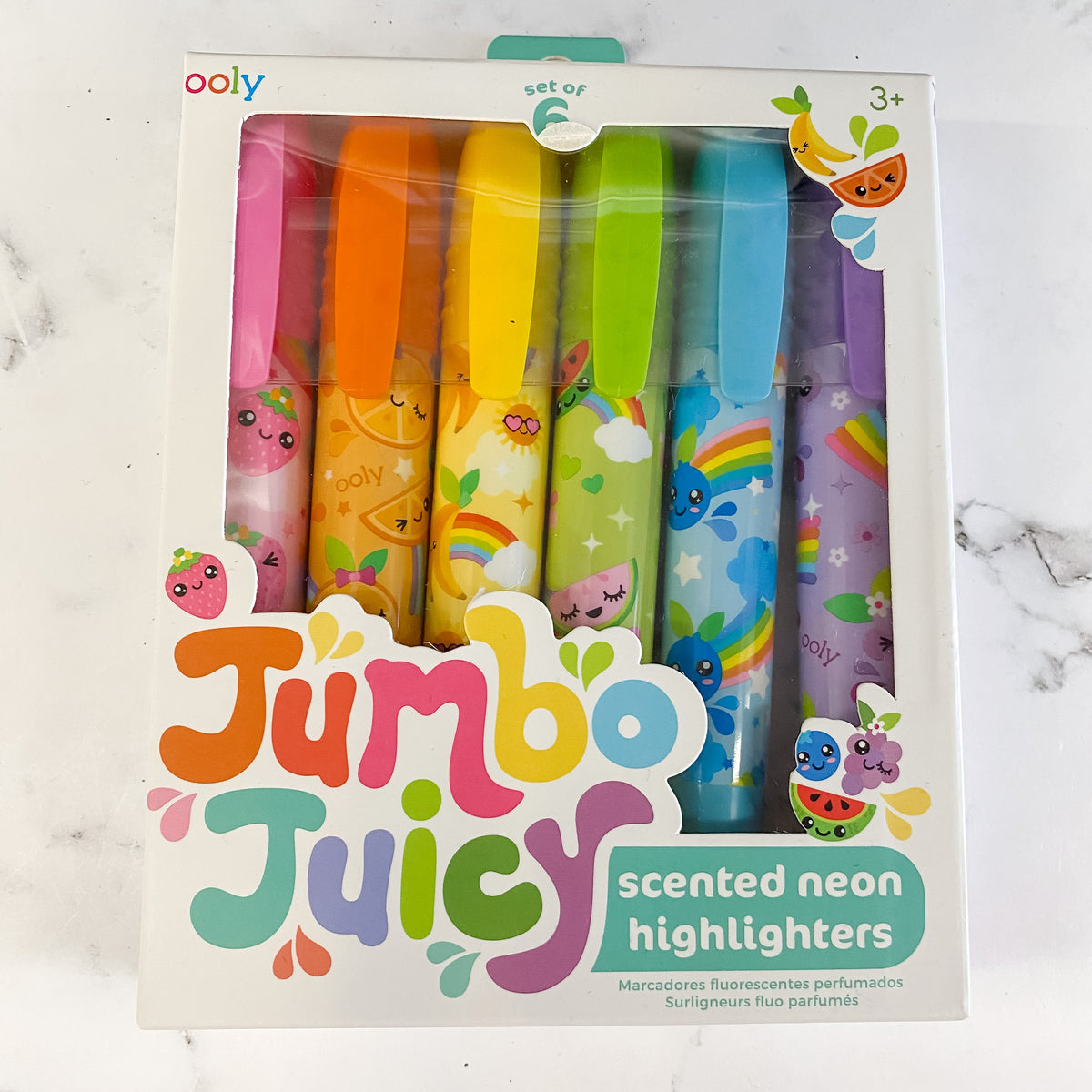 Jumbo Juicy Scented Neon Highlighter Set by OOLY – Lyla's: Clothing, Decor  & More