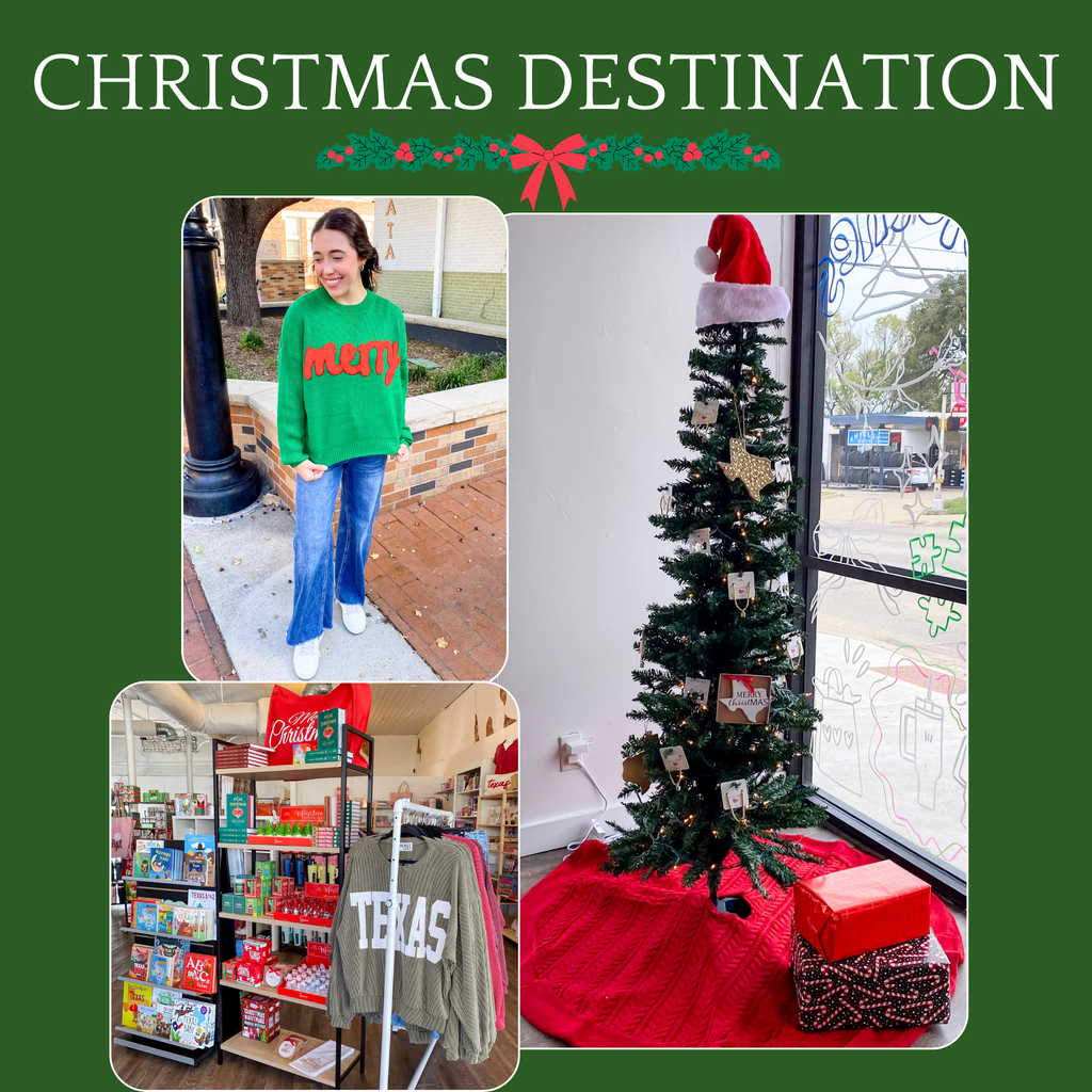 Lyla's Clothing and Gifts is your go to Texas boutique for holiday shopping this season! Shop the best holiday decor, gifts and festive fun at Lyla's!  We have a great selection of Texas Christmas decor! Have a Holly Jolly Christmas! 