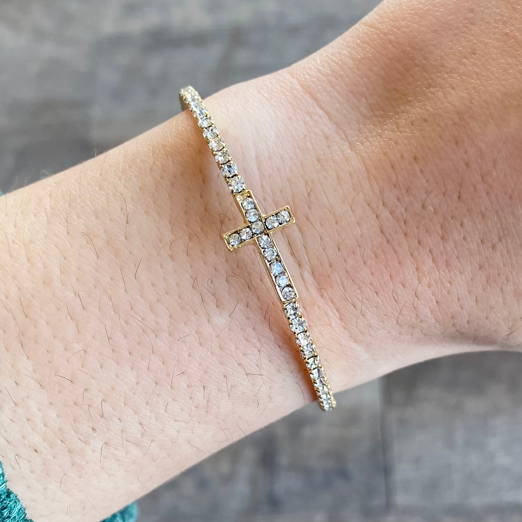 Molly Gold Bracelet by Meghan Browne - Lyla's: Clothing, Decor & More - Plano Boutique