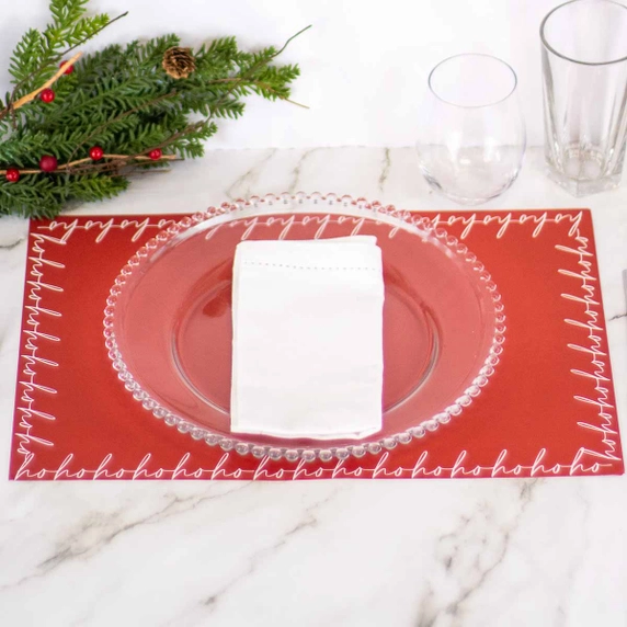 HoHoHo Paper Placemat (Set of 25) - Lyla's: Clothing, Decor & More - Plano Boutique