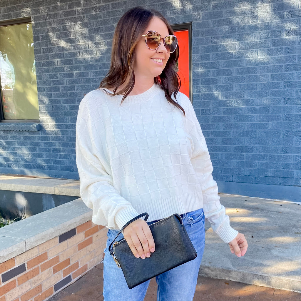 Jen & Co Riley Crossbody Handbag in Black - Lyla's: Clothing, Decor & More - Plano Boutique