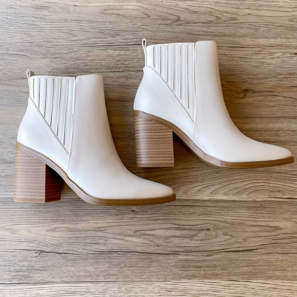 Duvets Off White Bootie - Lyla's: Clothing, Decor & More - Plano Boutique