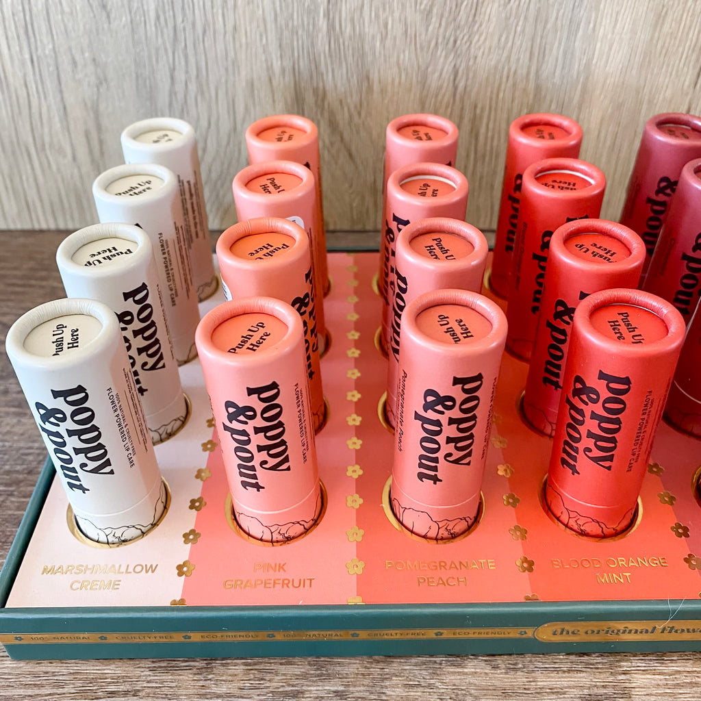 Poppy and Pout Lip Balm - Lyla's: Clothing, Decor & More - Plano Boutique