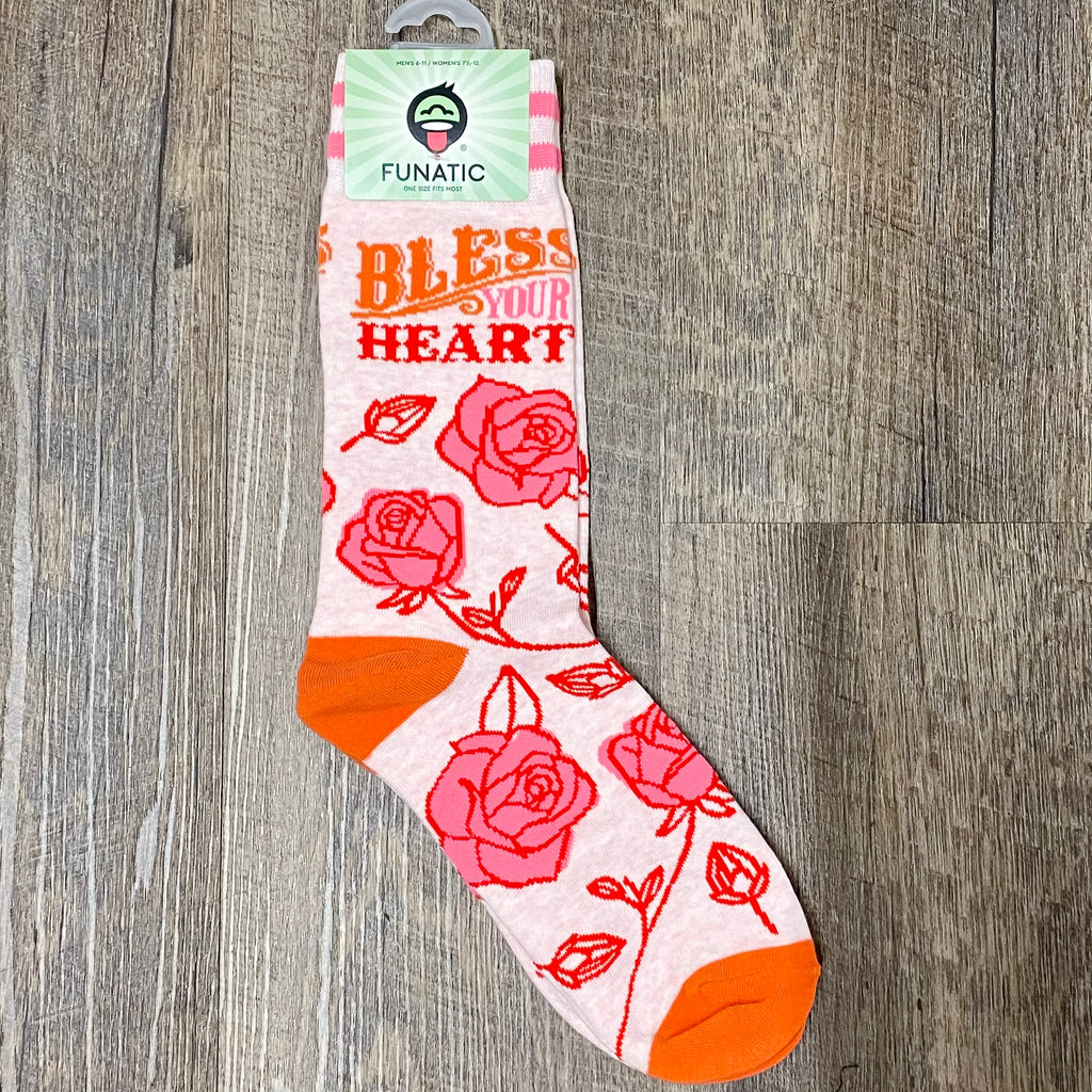 Bless Your Heart Ladies Socks - Lyla's: Clothing, Decor & More - Plano Boutique