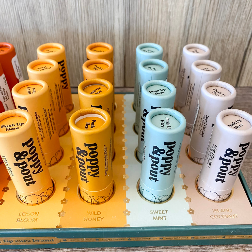 Poppy and Pout Lip Balm - Lyla's: Clothing, Decor & More - Plano Boutique