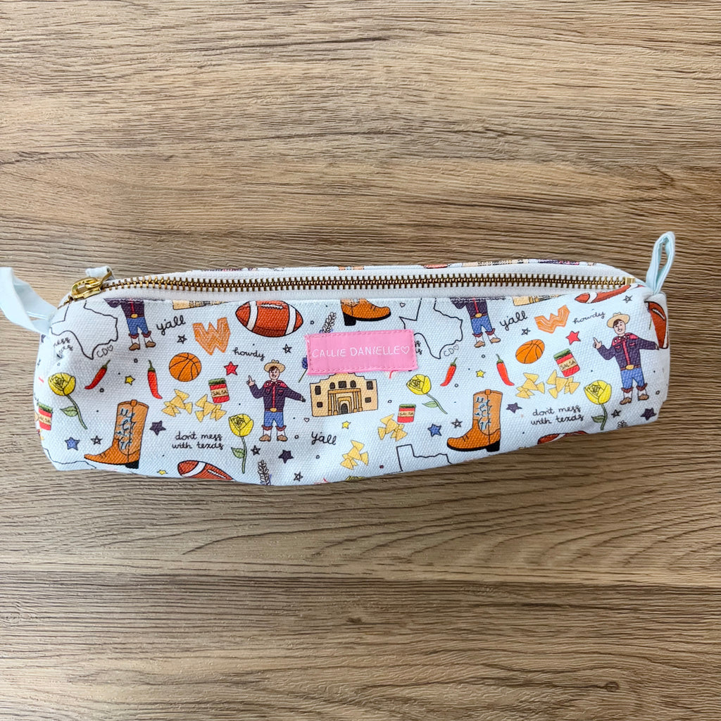 Love for Texas Pencil Pouch - Lyla's: Clothing, Decor & More - Plano Boutique