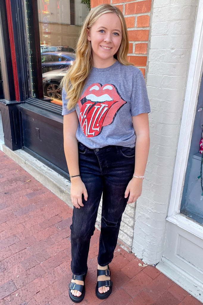 Y'all Rocker Tongue Top - Lyla's: Clothing, Decor & More - Plano Boutique