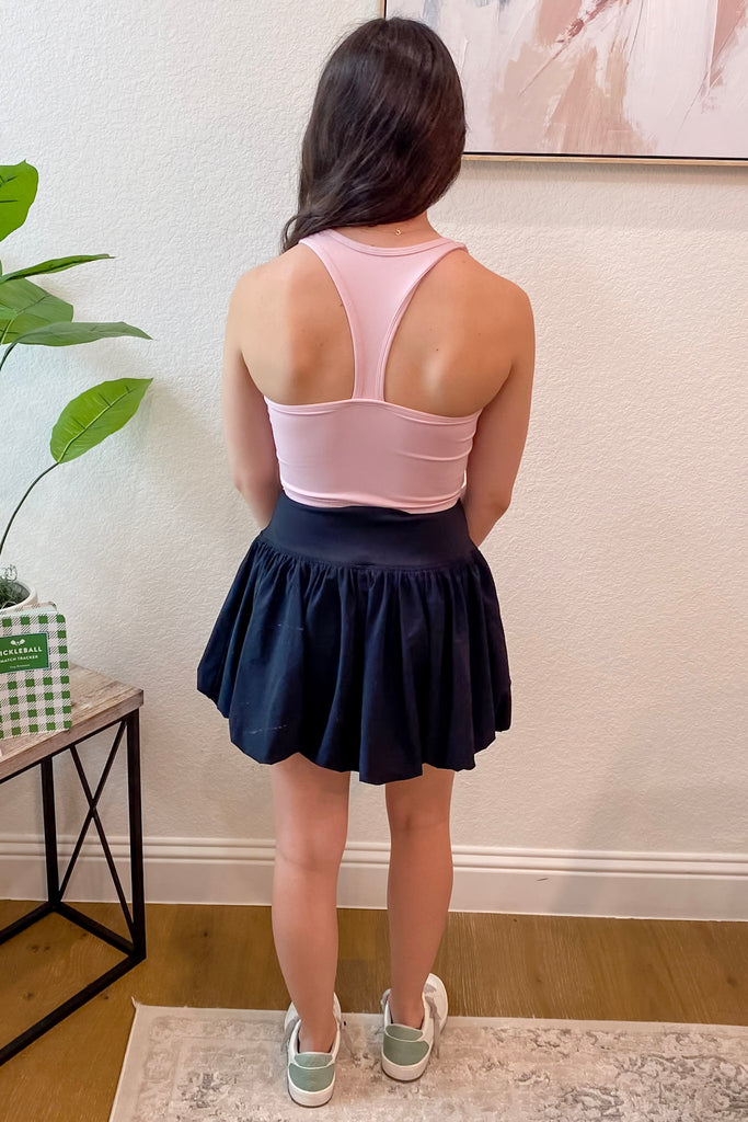 Athleisure Extreme Racer Fitted Cool Mauve Cropped Tank - Lyla's: Clothing, Decor & More - Plano Boutique