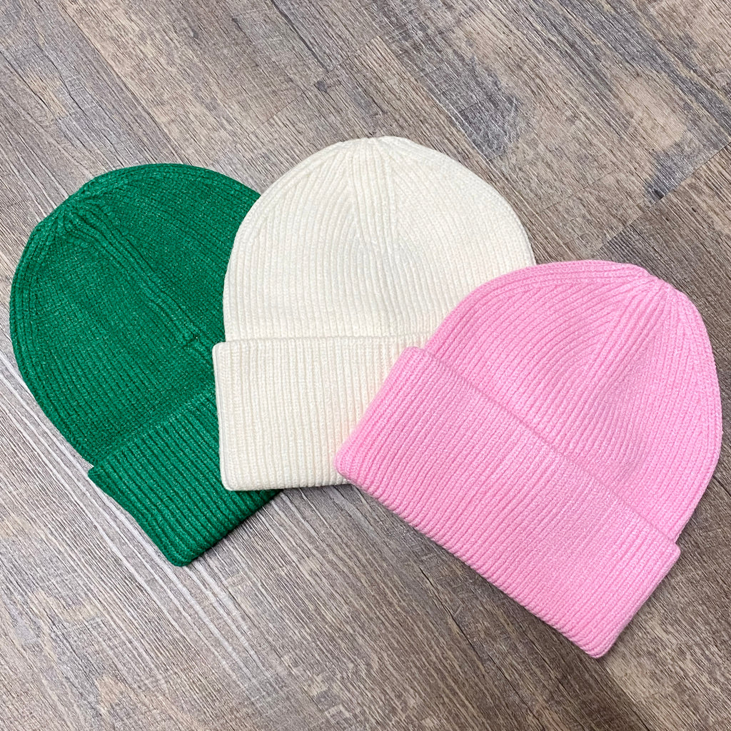 Hope Beanie in Pink - Lyla's: Clothing, Decor & More - Plano Boutique