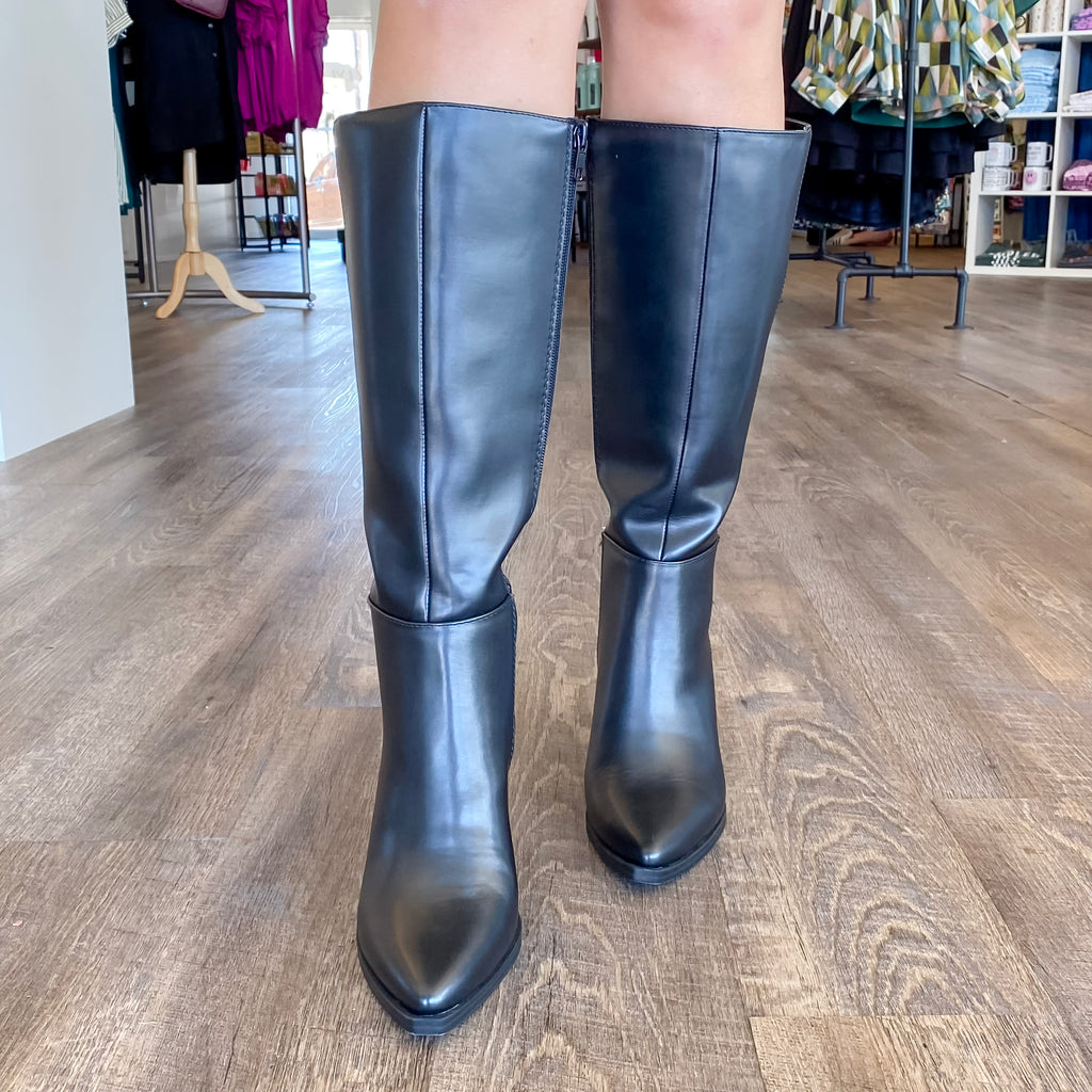 Vapor Pointed Toe Black Boot - Lyla's: Clothing, Decor & More - Plano Boutique