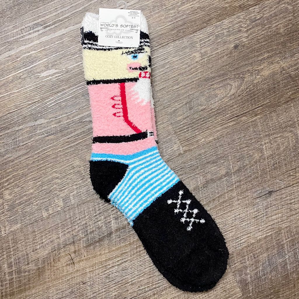 Holiday Christmas Cozy Crew Ladies Socks - Lyla's: Clothing, Decor & More - Plano Boutique