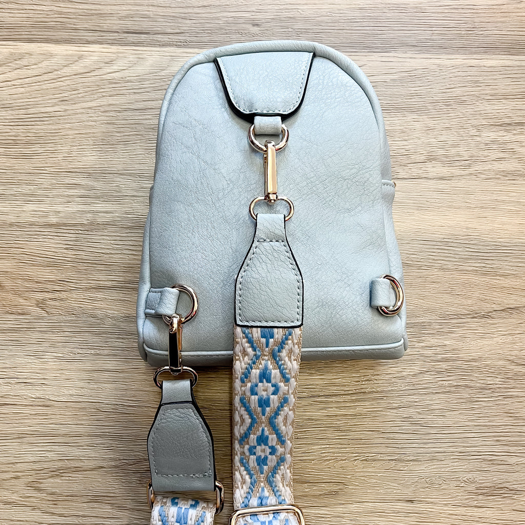 Jen & Co Ellen Crossbody Purse - Dusty Blue - Lyla's: Clothing, Decor & More - Plano Boutique