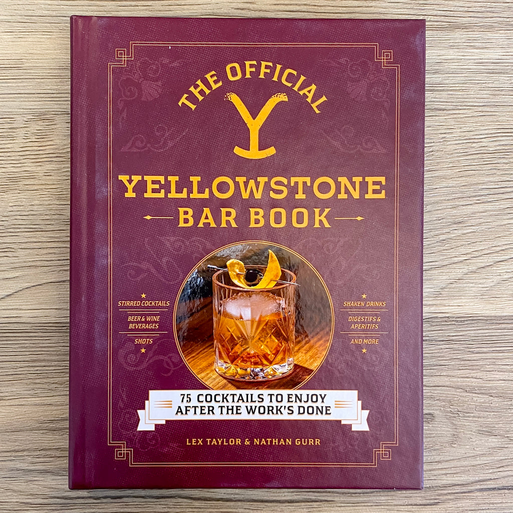 Yellow Stone Bar Book - Lyla's: Clothing, Decor & More - Plano Boutique