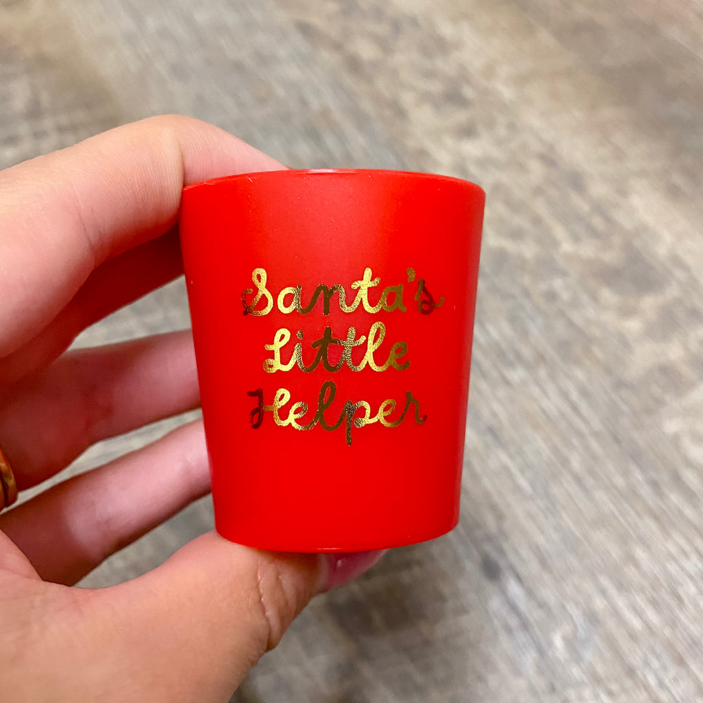 Santa's Little Helper Shot Cups - Lyla's: Clothing, Decor & More - Plano Boutique