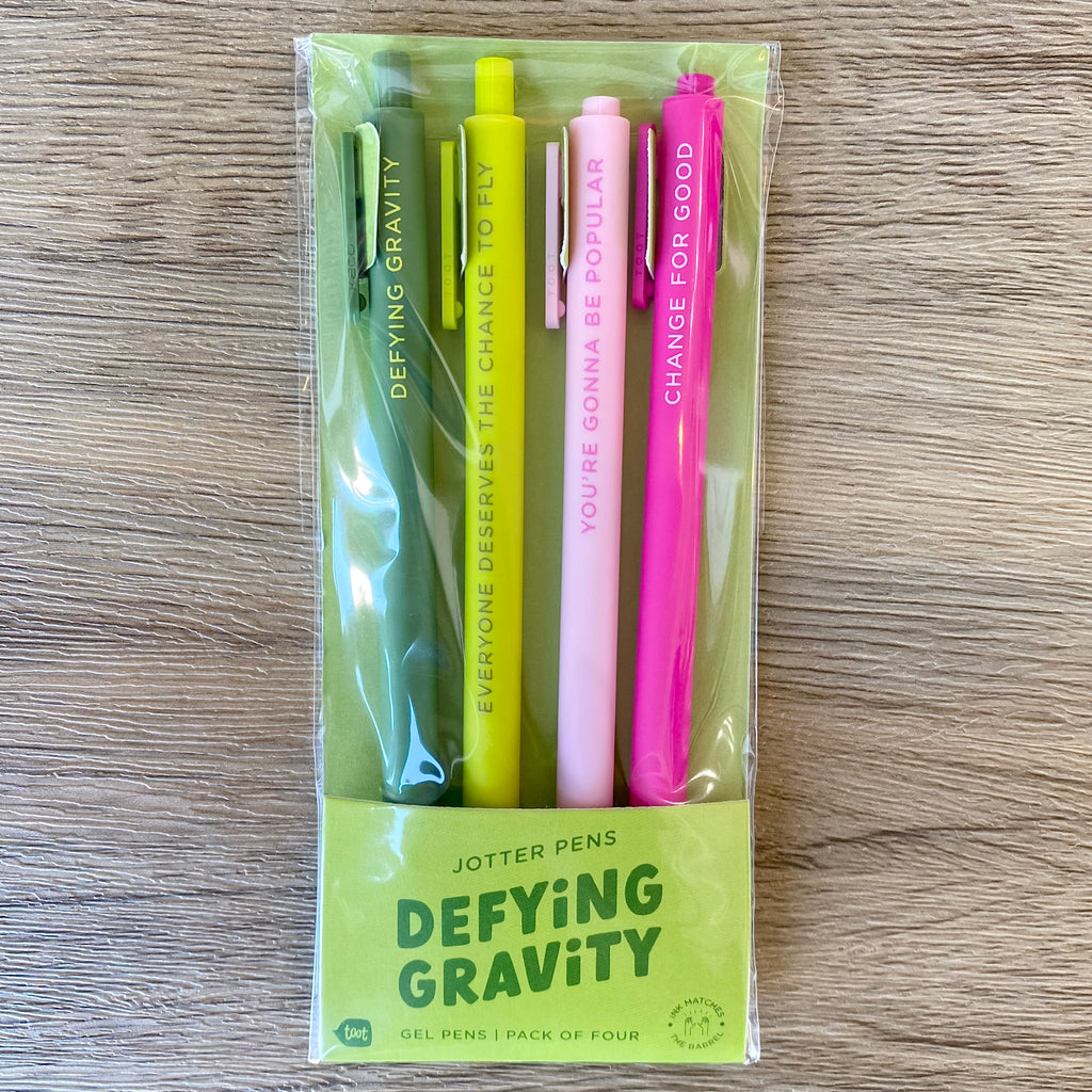 Defying Gravity Jotter Pens Set of 4 - Lyla's: Clothing, Decor & More - Plano Boutique