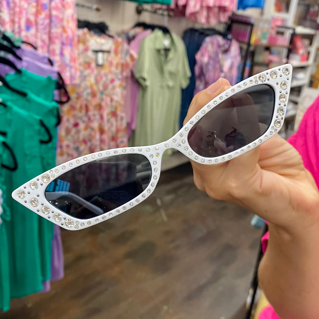 Bedalzed Party Sunglasses by XO Fetti - Lyla's: Clothing, Decor & More - Plano Boutique