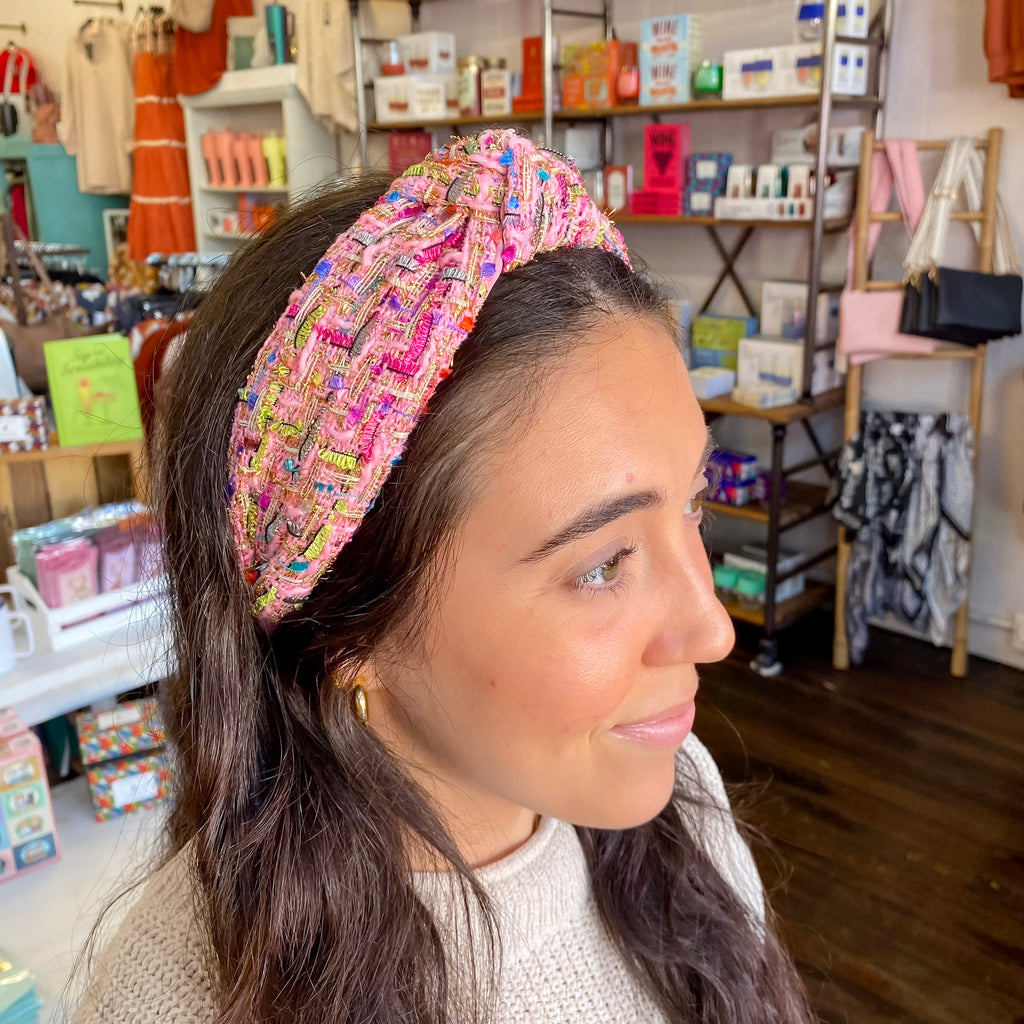 Knotted Boucle Headband - Lyla's: Clothing, Decor & More - Plano Boutique