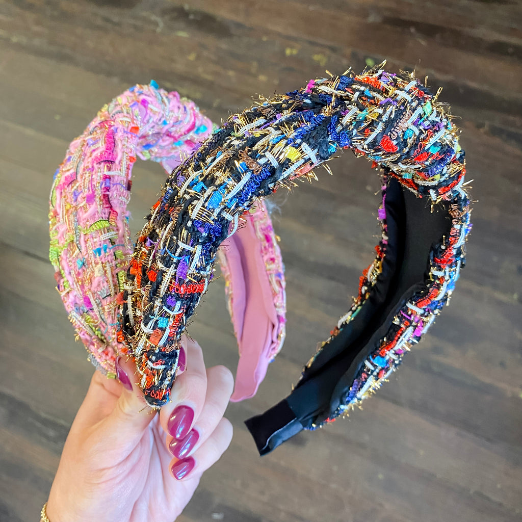 Knotted Boucle Headband - Lyla's: Clothing, Decor & More - Plano Boutique