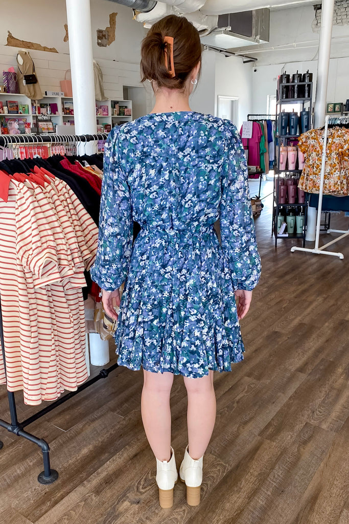 My Everything Floral Print Navy Dress - Lyla's: Clothing, Decor & More - Plano Boutique