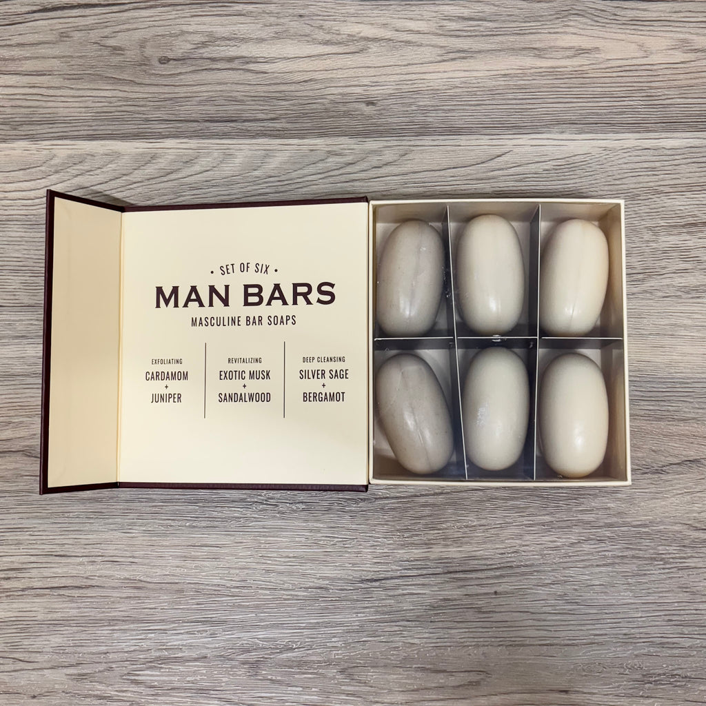 The Man Bar Gift Set of 6 Soaps - Lyla's: Clothing, Decor & More - Plano Boutique