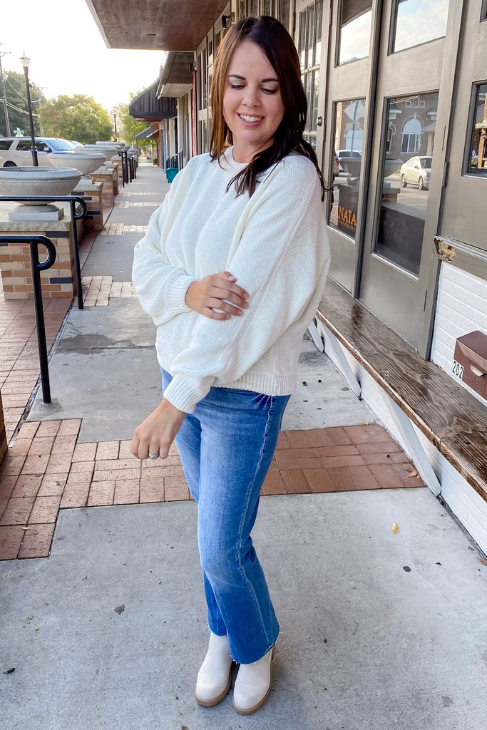 Must Have Been True Cream Cozy Sweater - Lyla's: Clothing, Decor & More - Plano Boutique