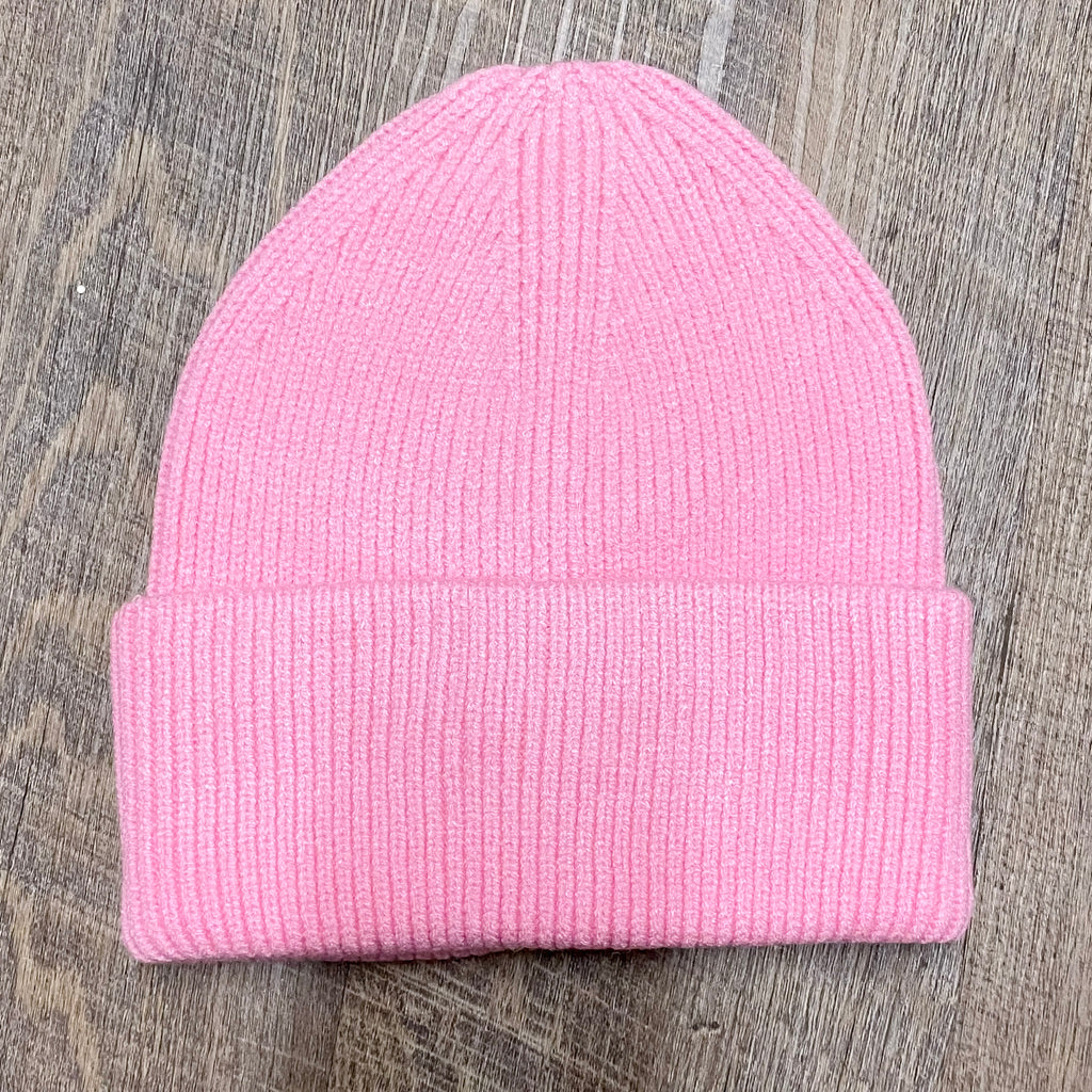 Hope Beanie in Pink - Lyla's: Clothing, Decor & More - Plano Boutique