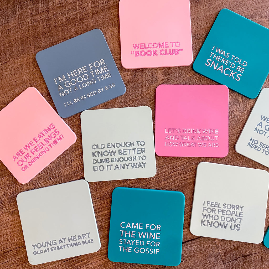 Pretty Alright Goods Coaster - Lyla's: Clothing, Decor & More - Plano Boutique