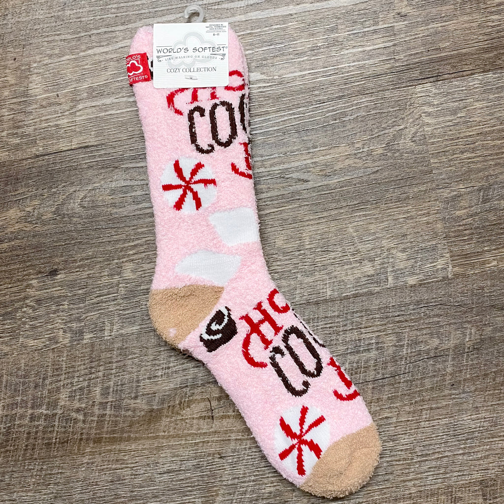 Holiday Christmas Cozy Crew Ladies Socks - Lyla's: Clothing, Decor & More - Plano Boutique