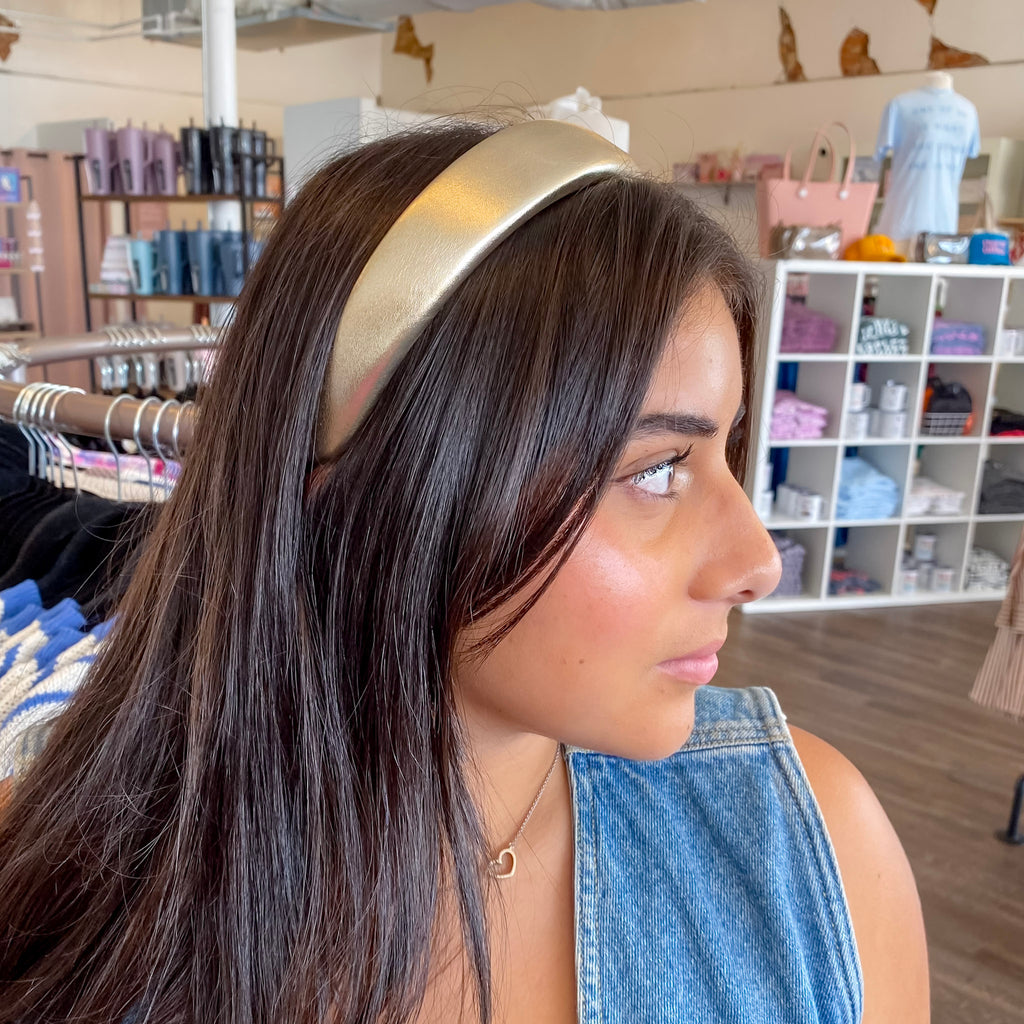 Metallic Headband - Lyla's: Clothing, Decor & More - Plano Boutique