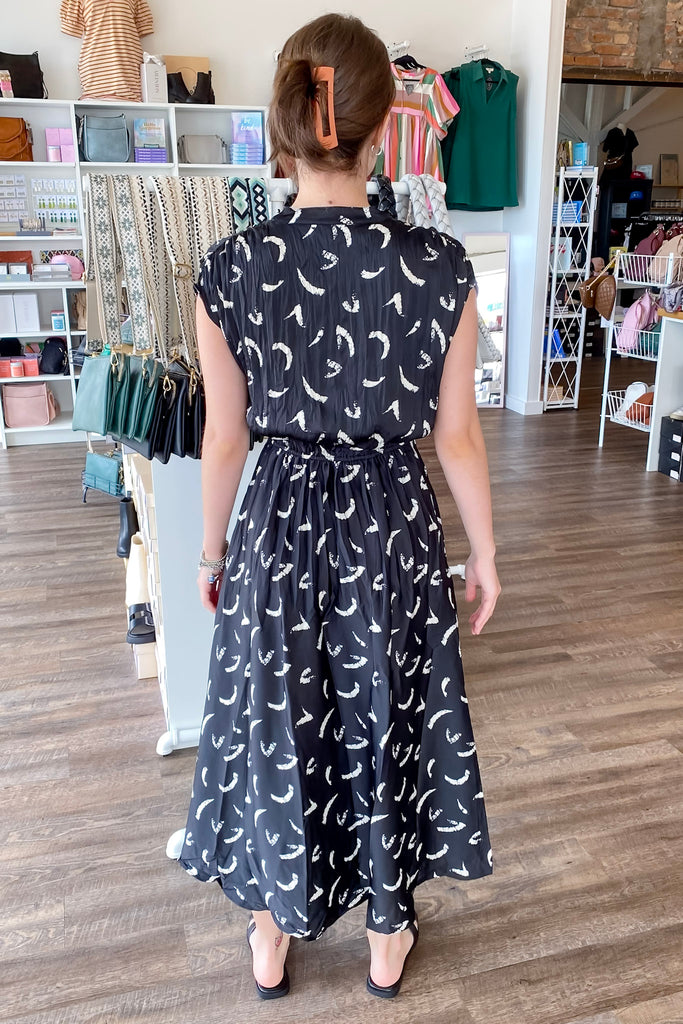 There for You Black Midi Dress - Lyla's: Clothing, Decor & More - Plano Boutique