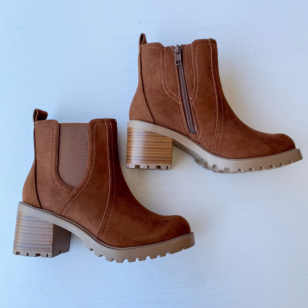 Spirea Walnut Bootie - Lyla's: Clothing, Decor & More - Plano Boutique