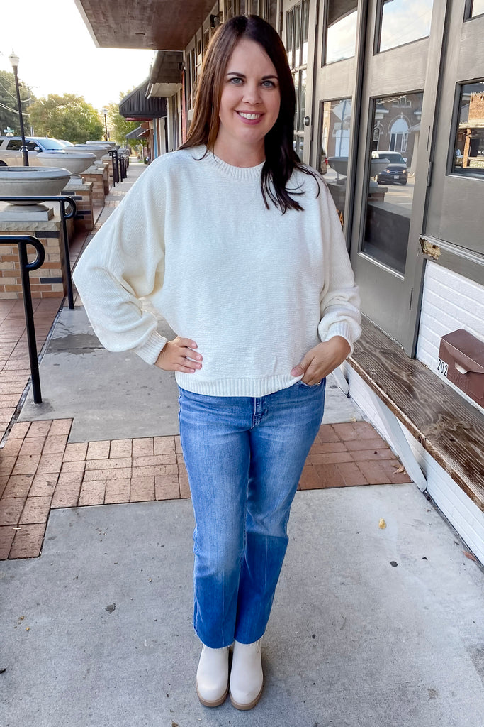 Must Have Been True Cream Cozy Sweater - Lyla's: Clothing, Decor & More - Plano Boutique