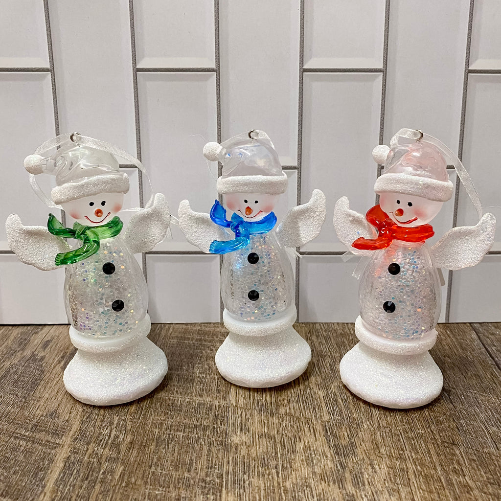 Light Up Snowman Ornament - Lyla's: Clothing, Decor & More - Plano Boutique