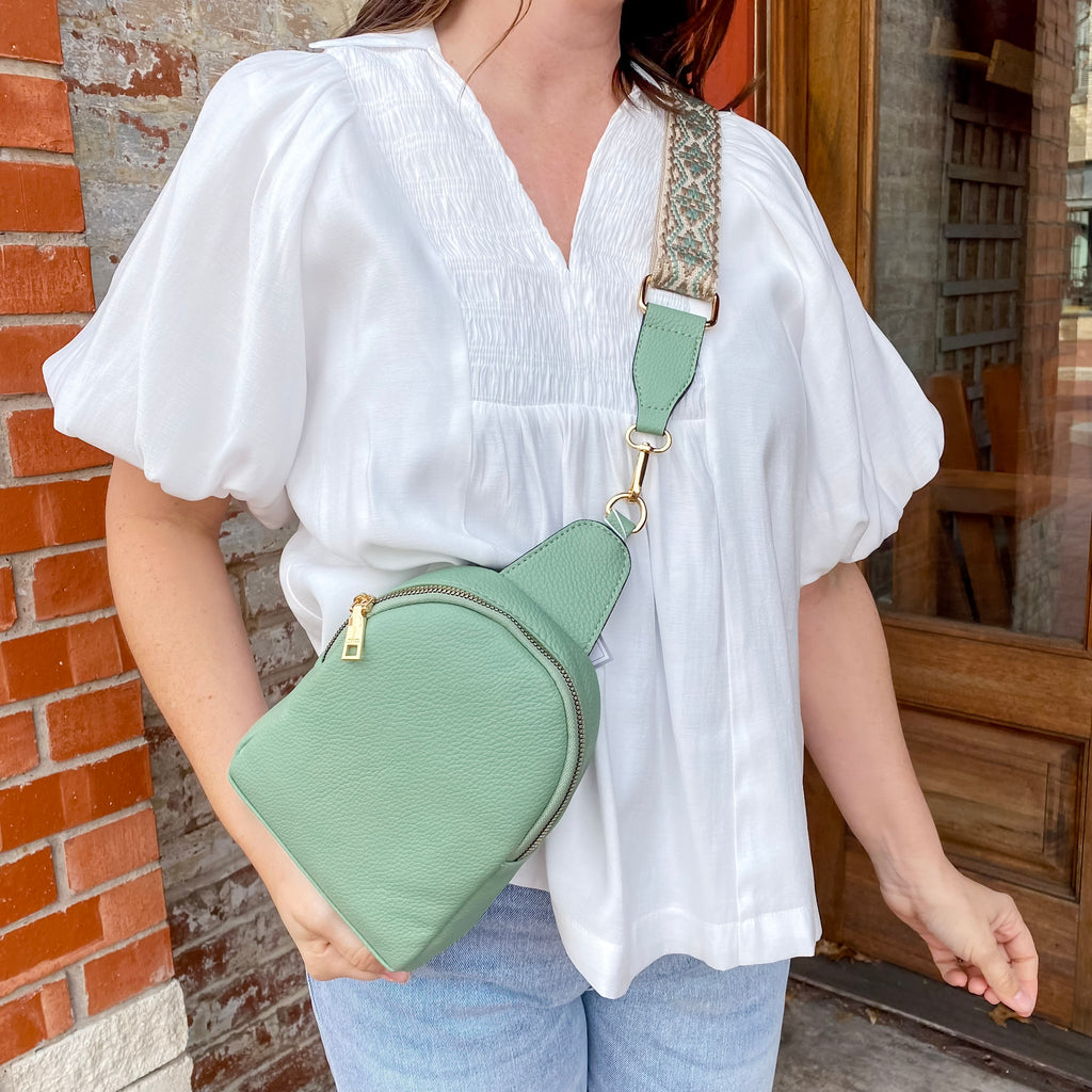 Jen & Co Ellen Crossbody Purse - Jade - Lyla's: Clothing, Decor & More - Plano Boutique