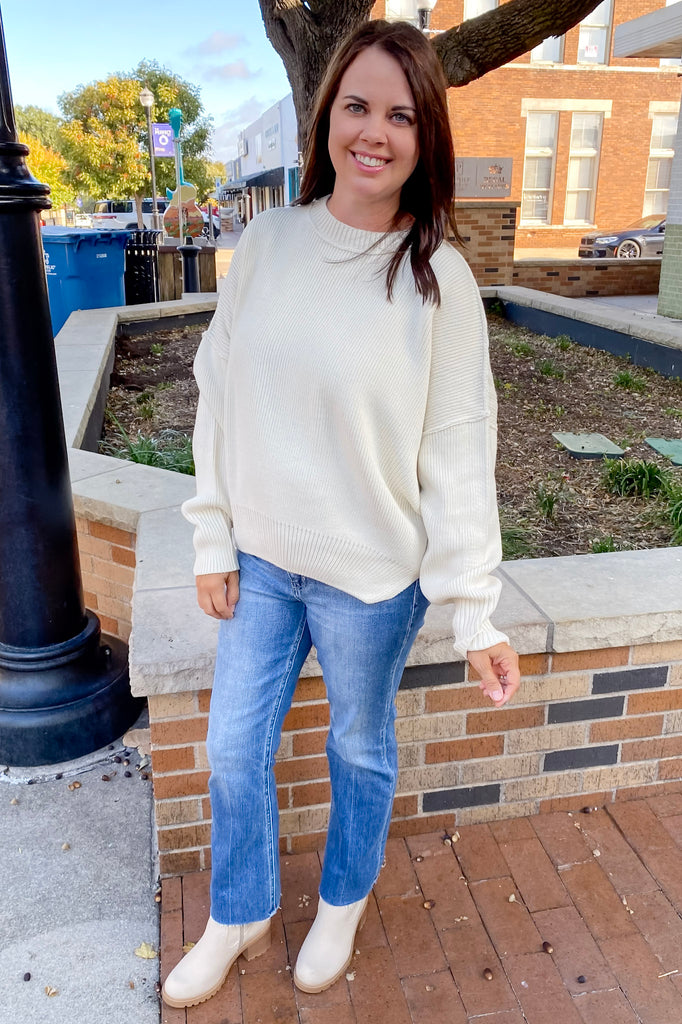 Warm Me Up Cream Sweater - Lyla's: Clothing, Decor & More - Plano Boutique