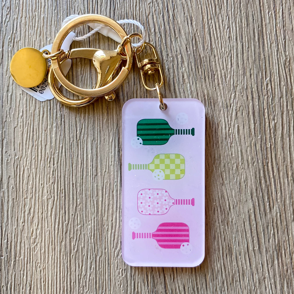 Pickleball Paddles Acrylic Keychain - Lyla's: Clothing, Decor & More - Plano Boutique