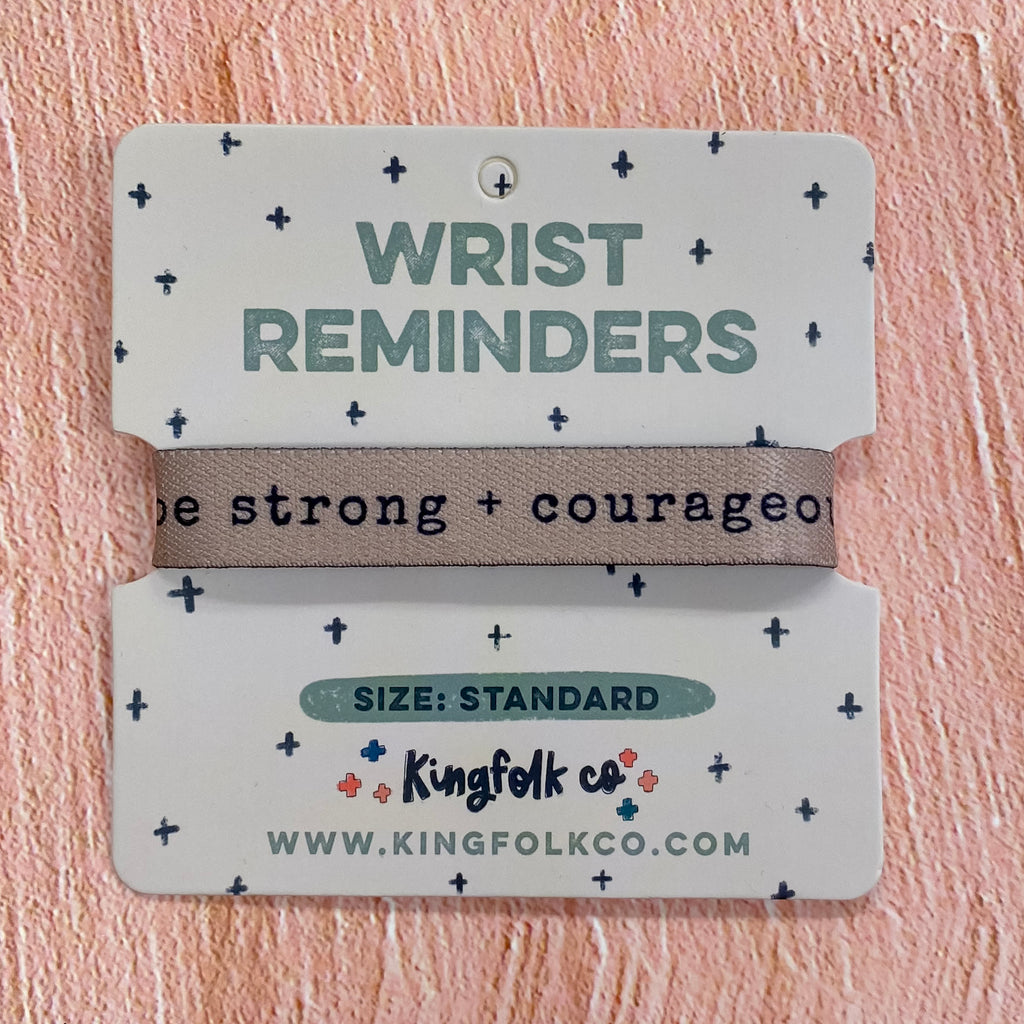 Be Strong & Courageous Bracelet - Lyla's: Clothing, Decor & More - Plano Boutique