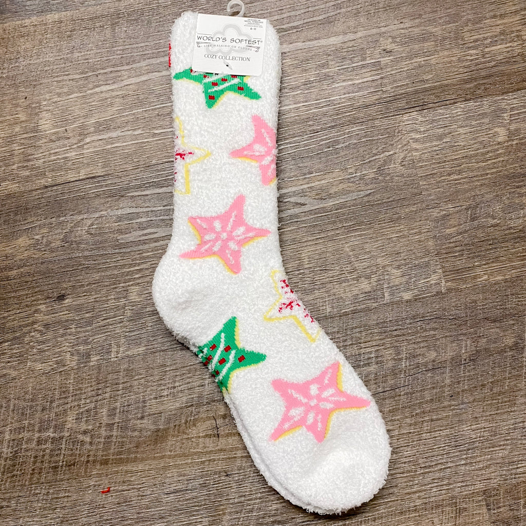 Holiday Christmas Cozy Crew Ladies Socks - Lyla's: Clothing, Decor & More - Plano Boutique