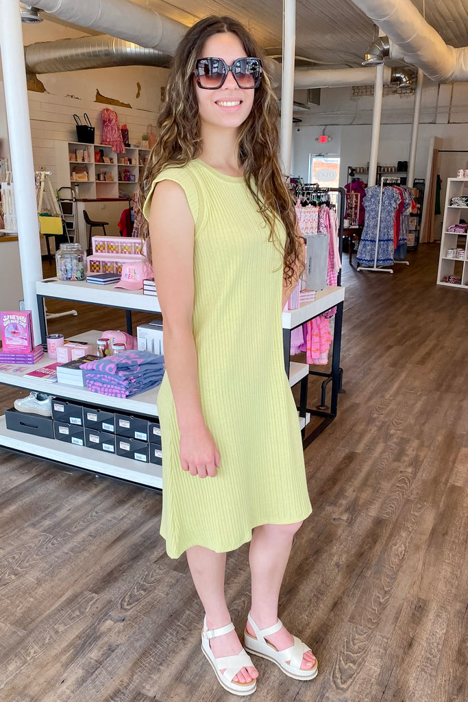 Love the Look Pear Midi Dress - Lyla's: Clothing, Decor & More - Plano Boutique