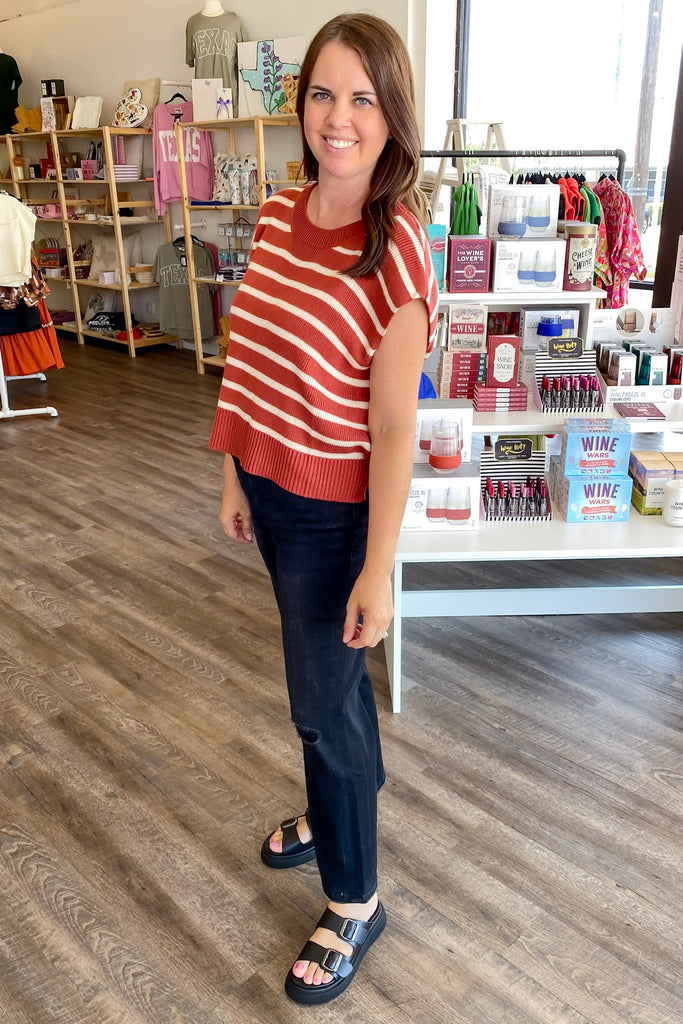 Life With Stripes Brick Striped Top - Lyla's: Clothing, Decor & More - Plano Boutique