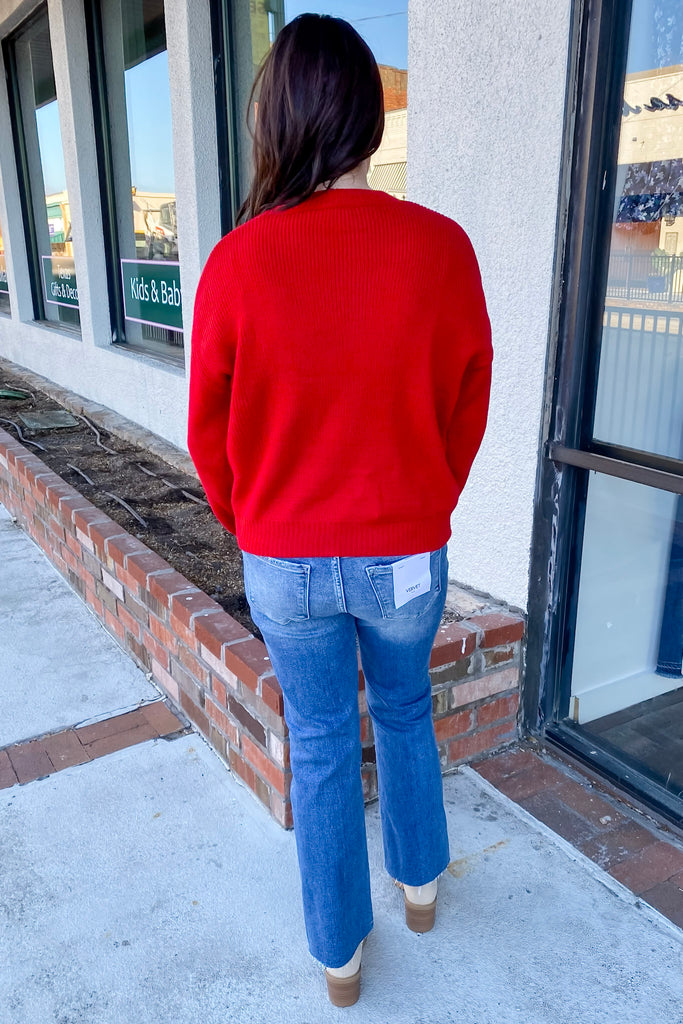 Merry Red Sweater - Lyla's: Clothing, Decor & More - Plano Boutique