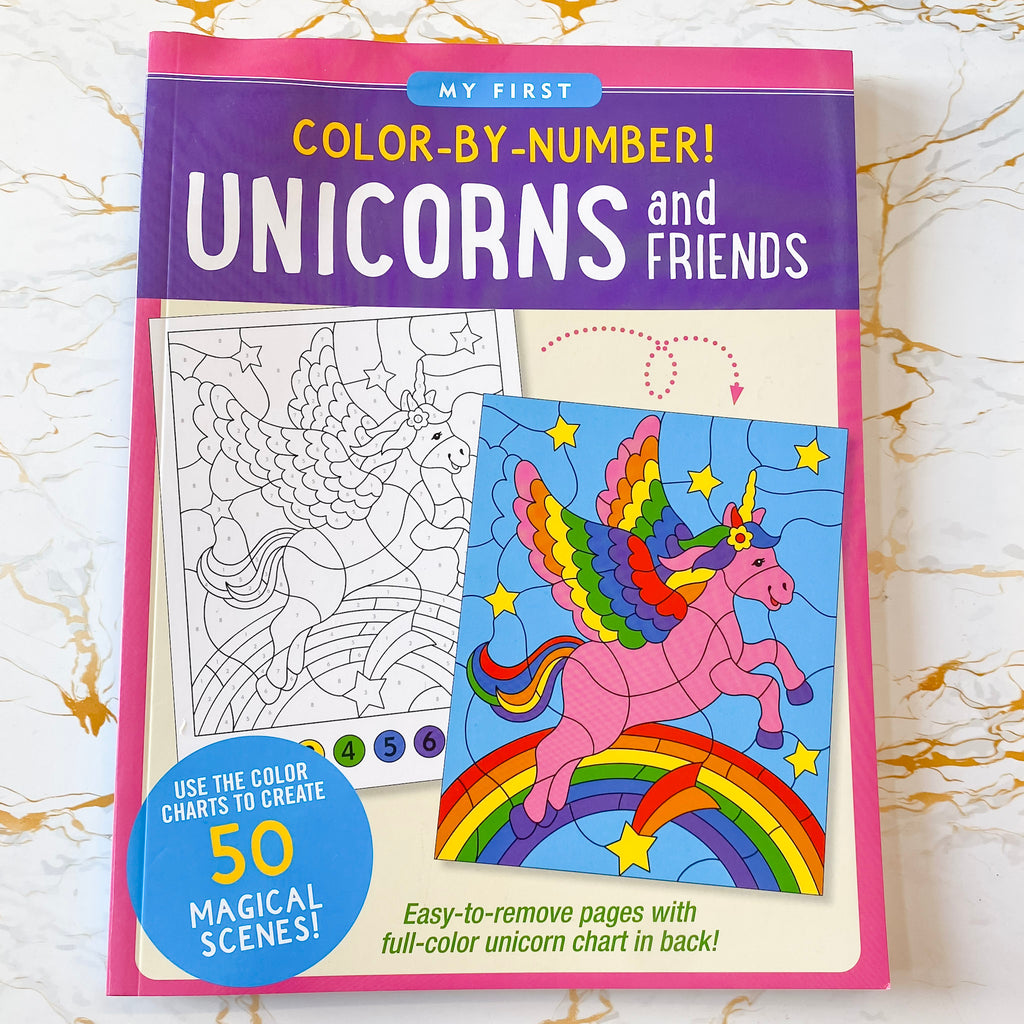 My First Color-By-Number! Unicorn and Friends - Lyla's: Clothing, Decor & More - Plano Boutique