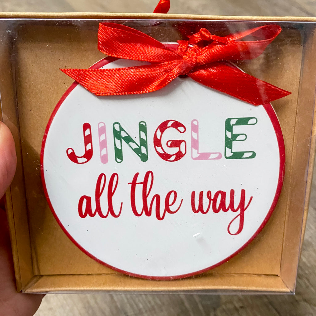 Jingle All the Way Ornament - Lyla's: Clothing, Decor & More - Plano Boutique