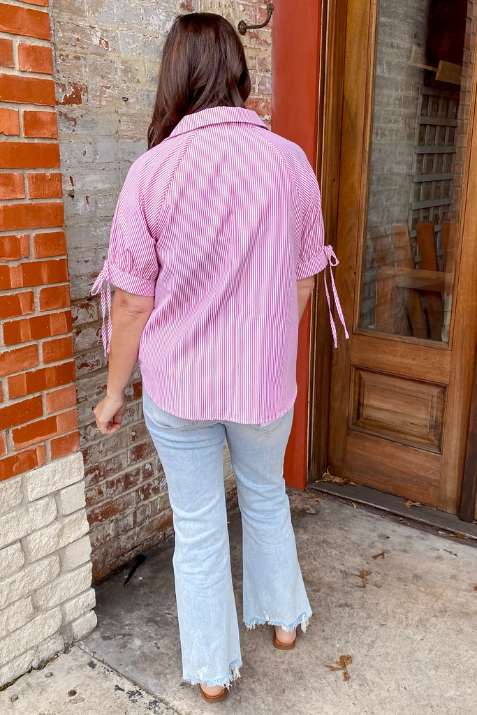 Fresh Flow Striped Red Top - Lyla's: Clothing, Decor & More - Plano Boutique