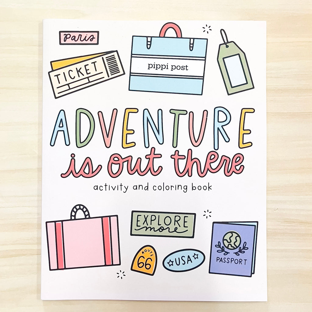 Adventure Is Out There Activity & Coloring Book - Lyla's: Clothing, Decor & More - Plano Boutique